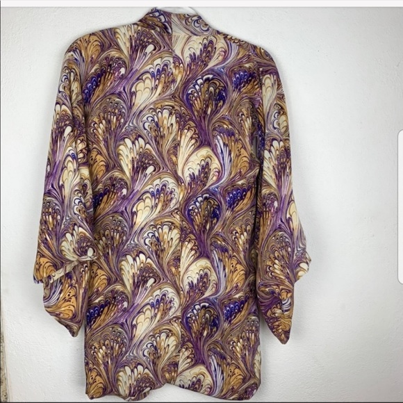 Winter Kate Silk Kimono Nicole Richie Boho - Picture 2 of 3